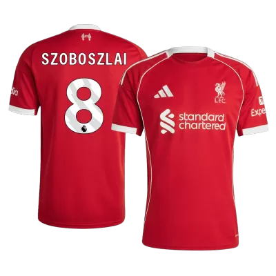 SZOBOSZLAI #8 Liverpool Jersey 2025/26 Home - ijersey