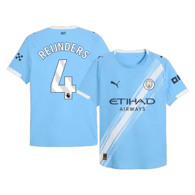 REIJNDERS #4 Manchester City Jersey 2025/26 Authentic Home - ijersey