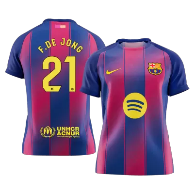 F.DE JONG #21 Barcelona Jersey 2025/26 Home - ijersey