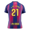 F.DE JONG #21 Barcelona Jersey 2025/26 Home - ijersey