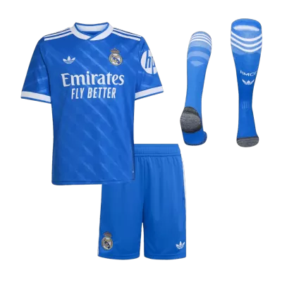 Youth Real Madrid Jersey Whole Kit 2025/26 Third - ijersey