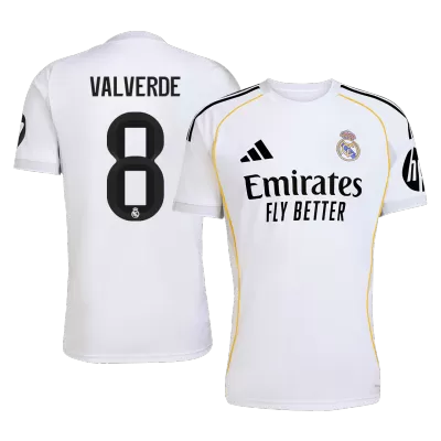 VALVERDE #8 Real Madrid Jersey 2025/26 Home - ijersey