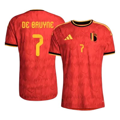 DE BRUYNE #7 Belgium Jersey 2026 Player Version Home World Cup - ijersey