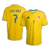 LUIS DíAZ #7 Colombia Jersey 2026 Home World Cup - ijersey