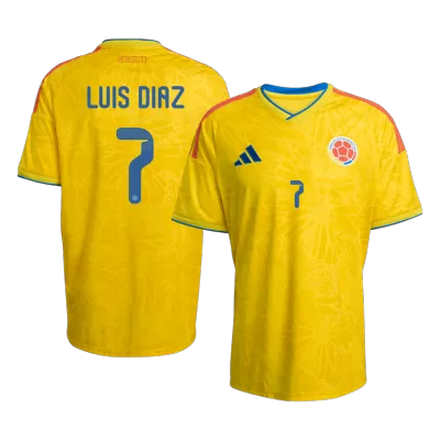 LUIS DíAZ #7 Colombia Jersey 2026 Home World Cup - ijersey