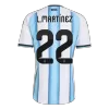 L.MARTÍNEZ #22 Argentina Jersey 2026 Player Version Home World Cup - ijersey