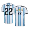 L.MARTÍNEZ #22 Argentina Jersey 2026 Home World Cup - ijersey
