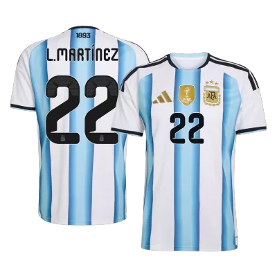 L.MARTÍNEZ #22 Argentina Jersey 2026 Home World Cup - ijersey