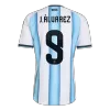 J.ÁLVAREZ #9 Argentina Jersey 2026 Player Version Home World Cup - ijersey