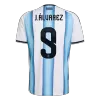 J.ÁLVAREZ #9 Argentina Jersey 2026 Home World Cup - ijersey