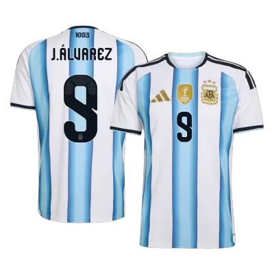 J.ÁLVAREZ #9 Argentina Jersey 2026 Home World Cup - ijersey