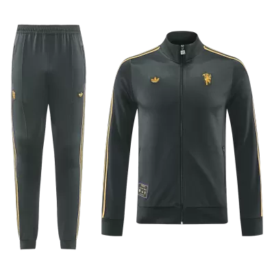 Manchester United Jacket Tracksuit 2025/26 - Black - ijersey