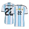 L.MARTÍNEZ #22 Argentina Jersey 2026 Player Version Home World Cup - ijersey