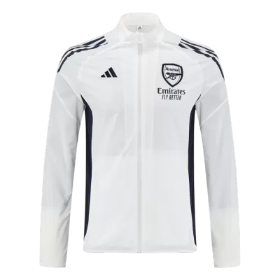 Arsenal Windbreaker Jacket 2025/26 - White - ijersey