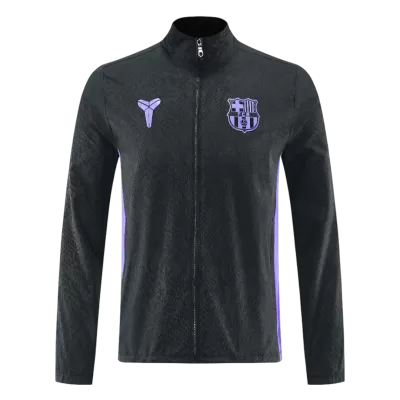 Barcelona Windbreaker Jacket 2025/26 - Black - ijersey