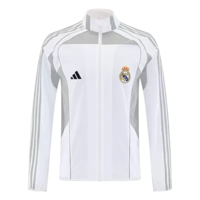 Real Madrid Windbreaker Jacket 2025/26 - White - ijersey