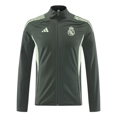 Real Madrid Windbreaker Jacket 2025/26 - Dark Green - ijersey