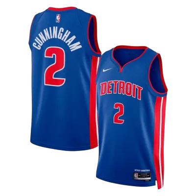 Cunningham #2 Detroit Pistons NBA Jersey - Icon Edition - ijersey
