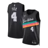 Fox #4 San Antonio Spurs NBA Jersey 2025/26 - City Edition - ijersey