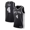 Fox #4 San Antonio Spurs NBA Jersey - Icon Edition - ijersey