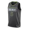 EDWAROS #5 Minnesota Timberwolves NBA Jersey 2026 - Statement Edition - ijersey