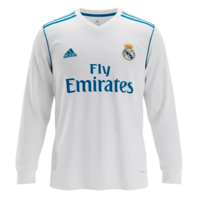 Real Madrid Jersey 2017/18 Home Retro - Long Sleeve - ijersey