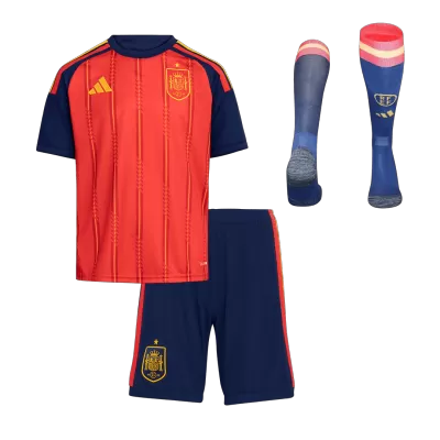 Youth Spain Jersey Whole Kit 2026 Home - ijersey