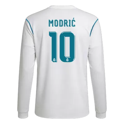 MODRIĆ #10 Real Madrid Jersey 2017/18 Home Retro - Long Sleeve - ijersey