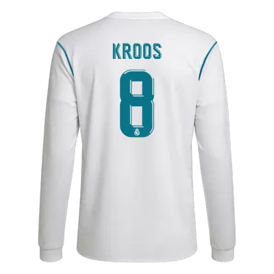 KROOS #8 Real Madrid Jersey 2017/18 Home Retro - Long Sleeve - ijersey