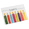 Custom Colorful Candle Birthday Card White - ijersey