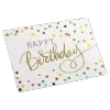 Custom Colored Dots Birthday Card White - ijersey