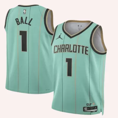 BALL #1 Charlotte Hornets NBA Jersey - City Edition - ijersey