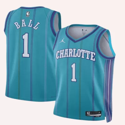 BALL #1 Charlotte Hornets NBA Jersey - - ijersey