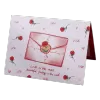 Custom Rose Envelope Valentine's Day Card Red - ijersey