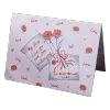 Custom Rose Letter Valentine's Day Card Blue&Pink - ijersey