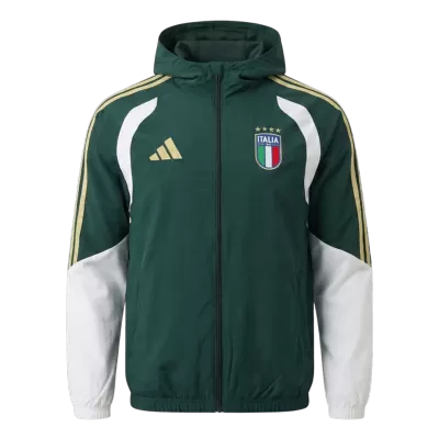 Italy Hoodie Training Jacket 2026 - Green - ijersey