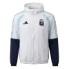 Argentina Hoodie Training Jacket 2026 - White - ijersey