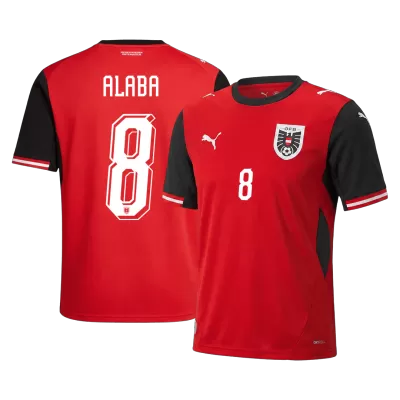 ALABA #8 Austria Jersey 2026 Home World Cup - ijersey