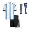 Youth Argentina Jersey Whole Kit 2025/26 Home - ijersey