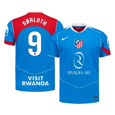 SØRLOTH #9 Atletico Madrid Jersey 2025/26 Player Version Third - ijersey