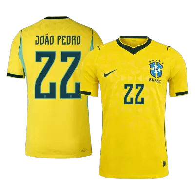 JOÃO PEDRO #22 Brazil Jersey 2026 Player Version Home World Cup - ijersey