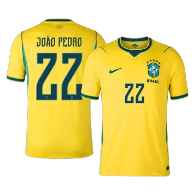 JOÃO PEDRO #22 Brazil Jersey 2026 Home World Cup - ijersey