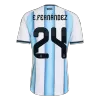E. FERNÁNDEZ #24 Argentina Jersey 2026 Player Version Home World Cup - ijersey