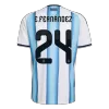 E. FERNÁNDEZ #24 Argentina Jersey 2026 Home World Cup - ijersey