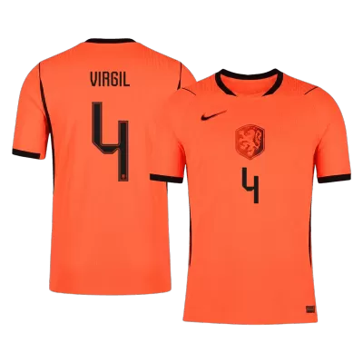 VIRGIL #4 Netherlands Jersey 2026 Player Version Home World Cup - ijersey