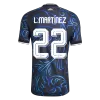 L. MARTÍNEZ #22 Argentina Jersey 2026 Player Version Away World Cup - ijersey