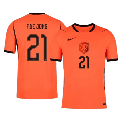 F.DE JONG #21 Netherlands Jersey 2026 Player Version Home World Cup - ijersey