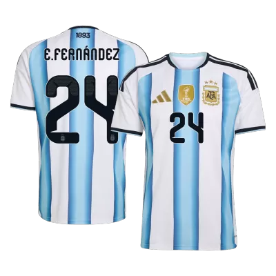 E. FERNÁNDEZ #24 Argentina Jersey 2026 Home World Cup - ijersey