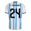 E. FERNÁNDEZ #24 Argentina Jersey 2026 Home World Cup - ijersey
