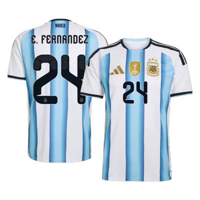 E. FERNÁNDEZ #24 Argentina Jersey 2026 Home World Cup - ijersey